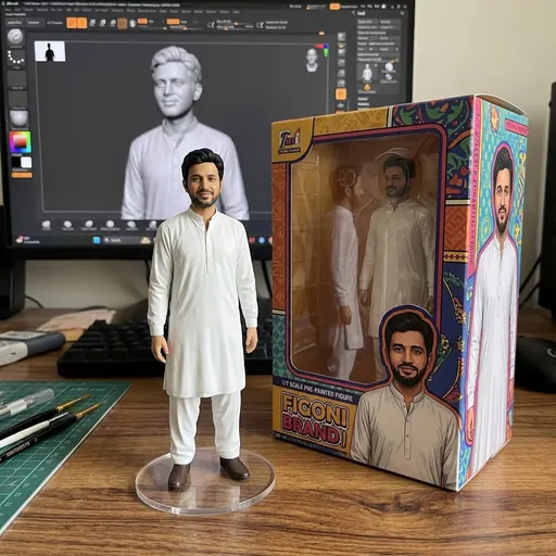 میز پر 3D مجسمہ: جیمنائی سے بنی مثال