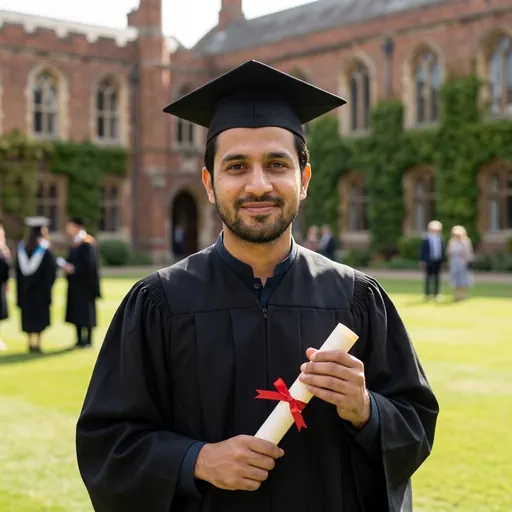 Graduation day portrait: example made with Gemini